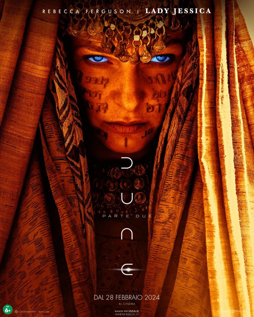 dune parte 2 character poster rebecca fergusson