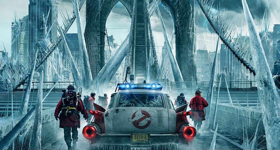 cover poster ghostbusters minaccia glaciale