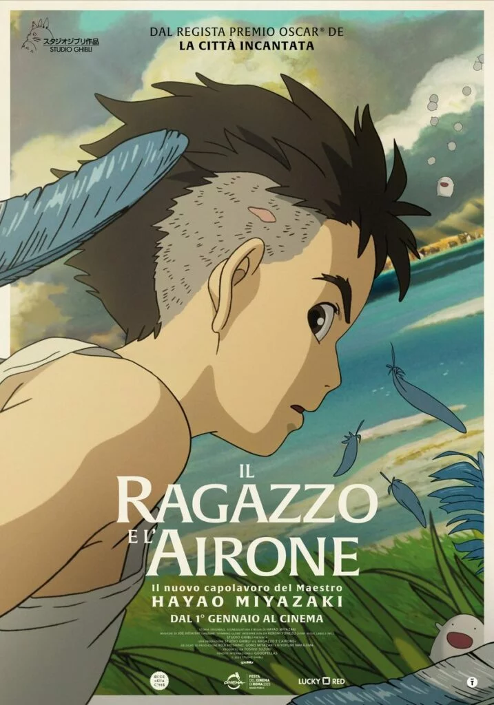 poster film il ragazzo e l'airone