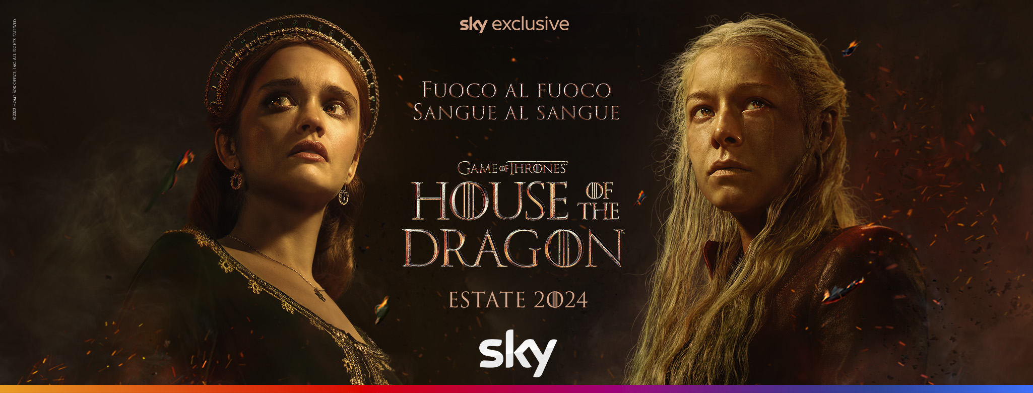 key arte seconda stagione di House of the Dragon