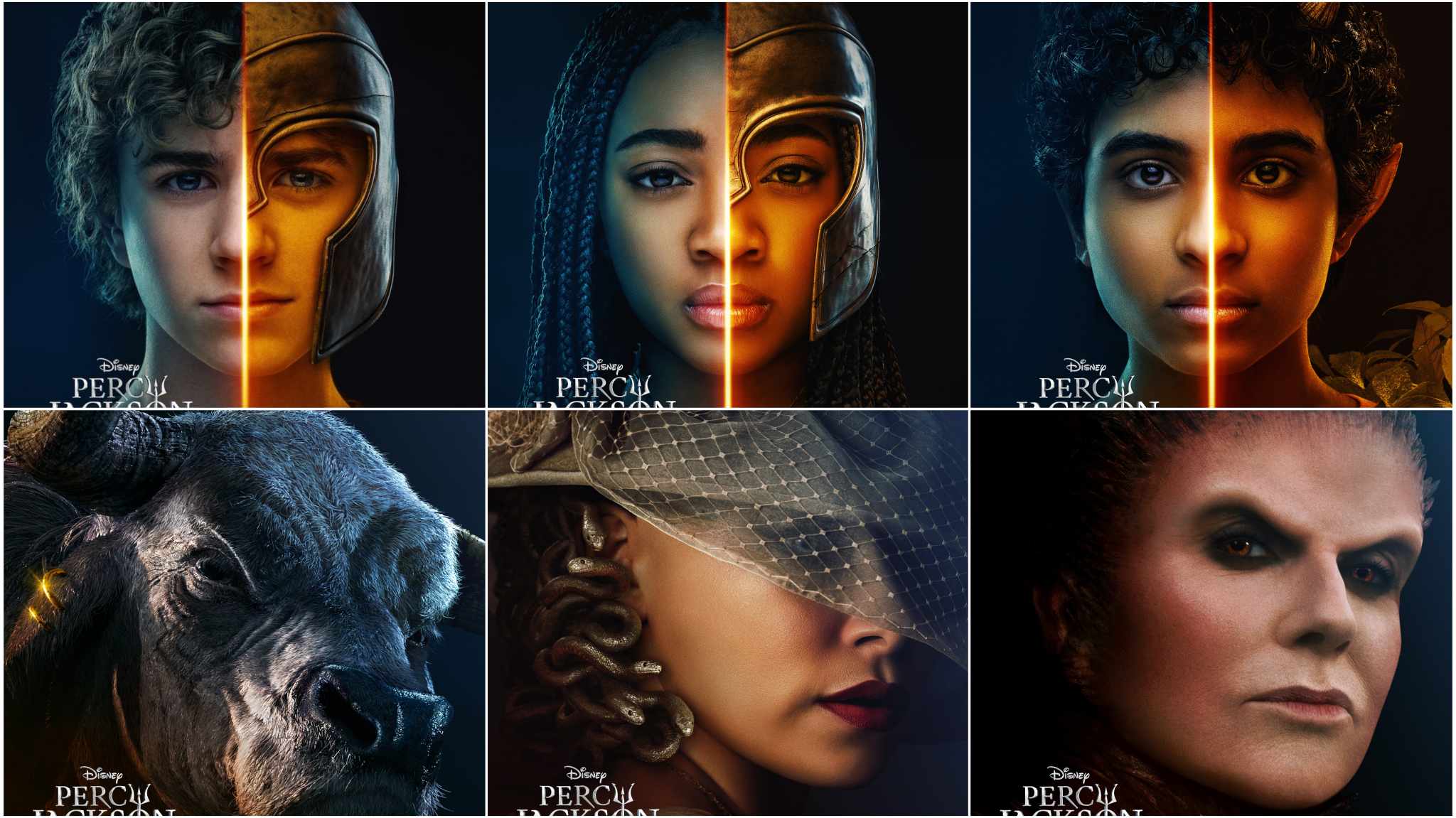 Percy Jackson e gli Dei dell’Olimpo: i character poster ufficiali italiani