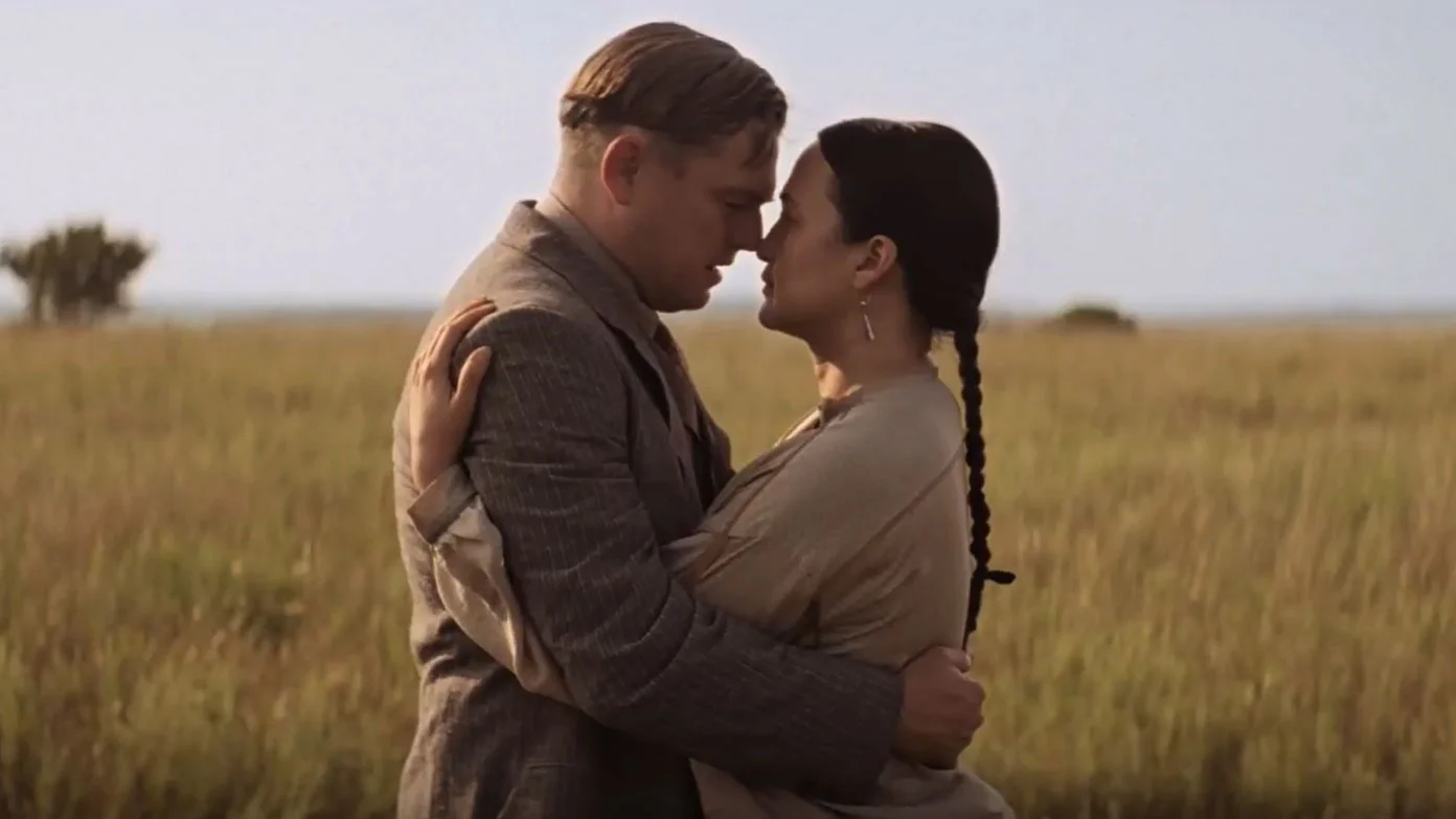 leonardo dicaprio e lily gladstone in killers of the flower moonn