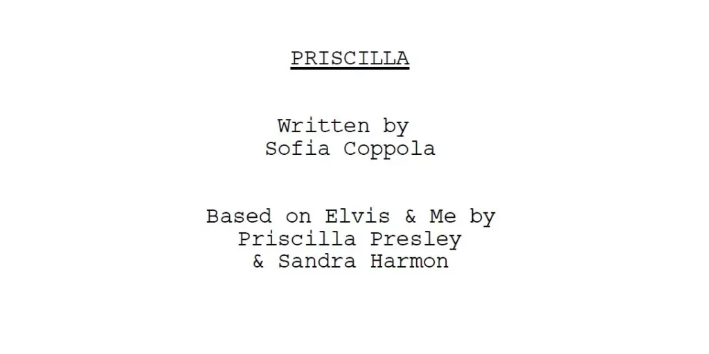 cover sceneggiatura priscilla
