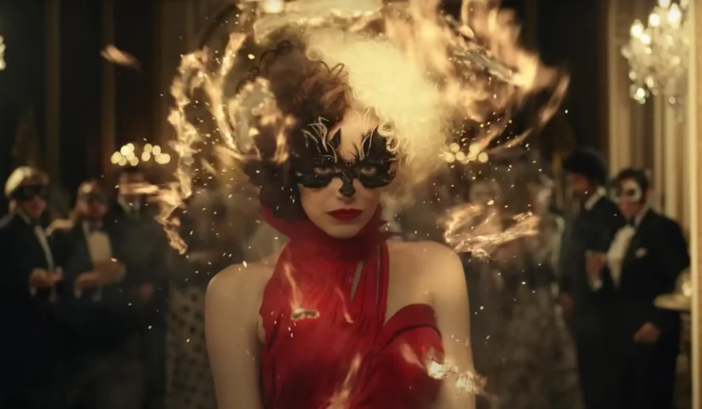 Emma Stone in Cruella