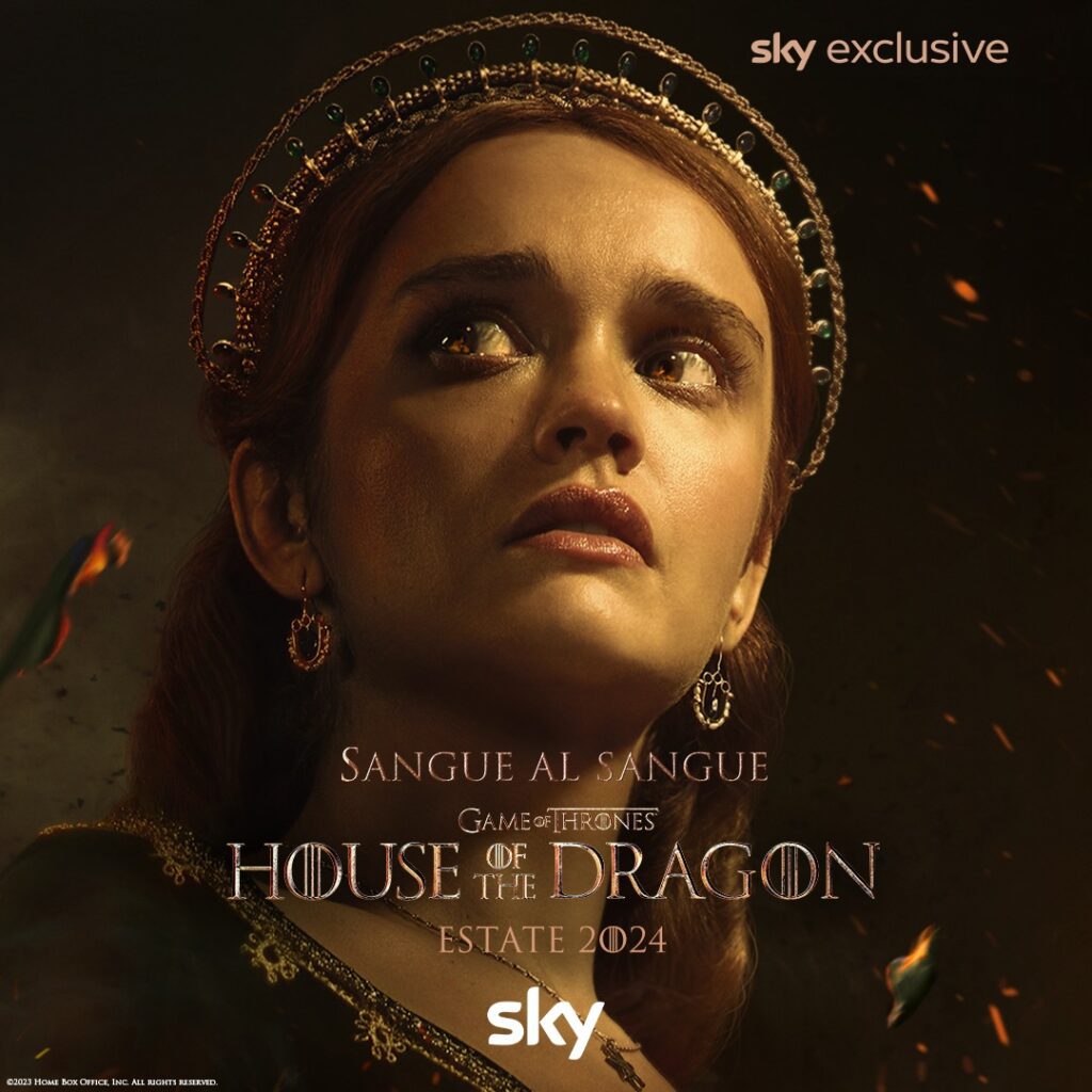 house of the dragon - primo poster - seconda stagione