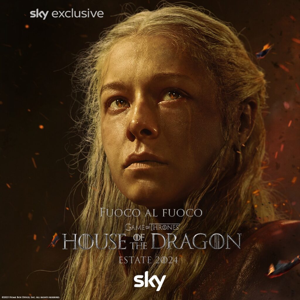 house of the dragon seconda stagione - primo poster