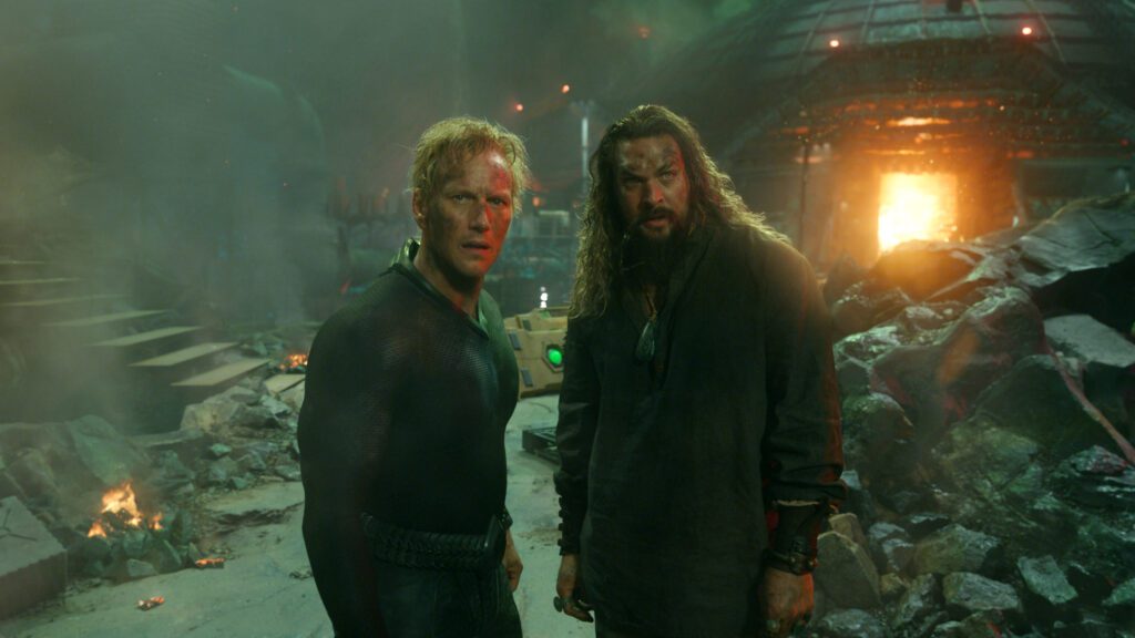jason momoa e patrick wilson in aquaman e il regno perduto