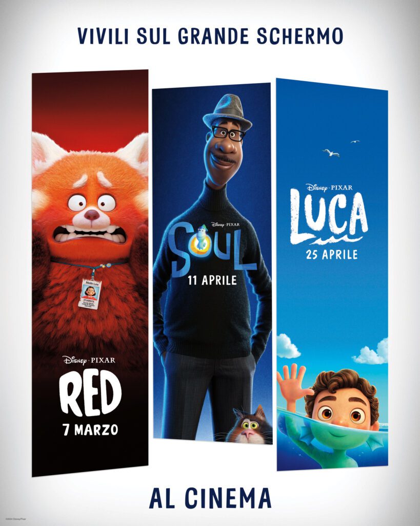 poster Red, Soul e Luca