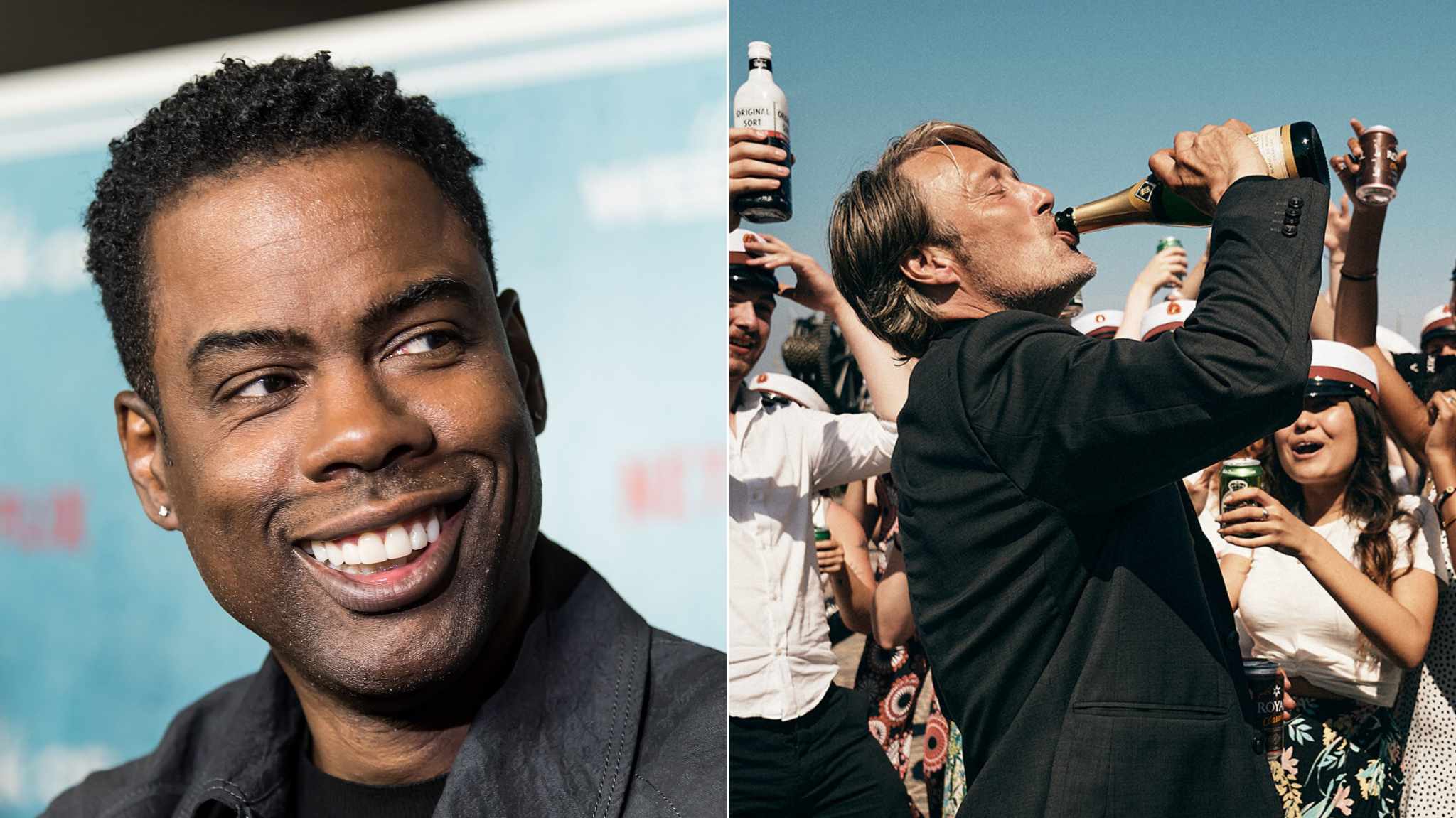 collage immagini chris rock e film another round