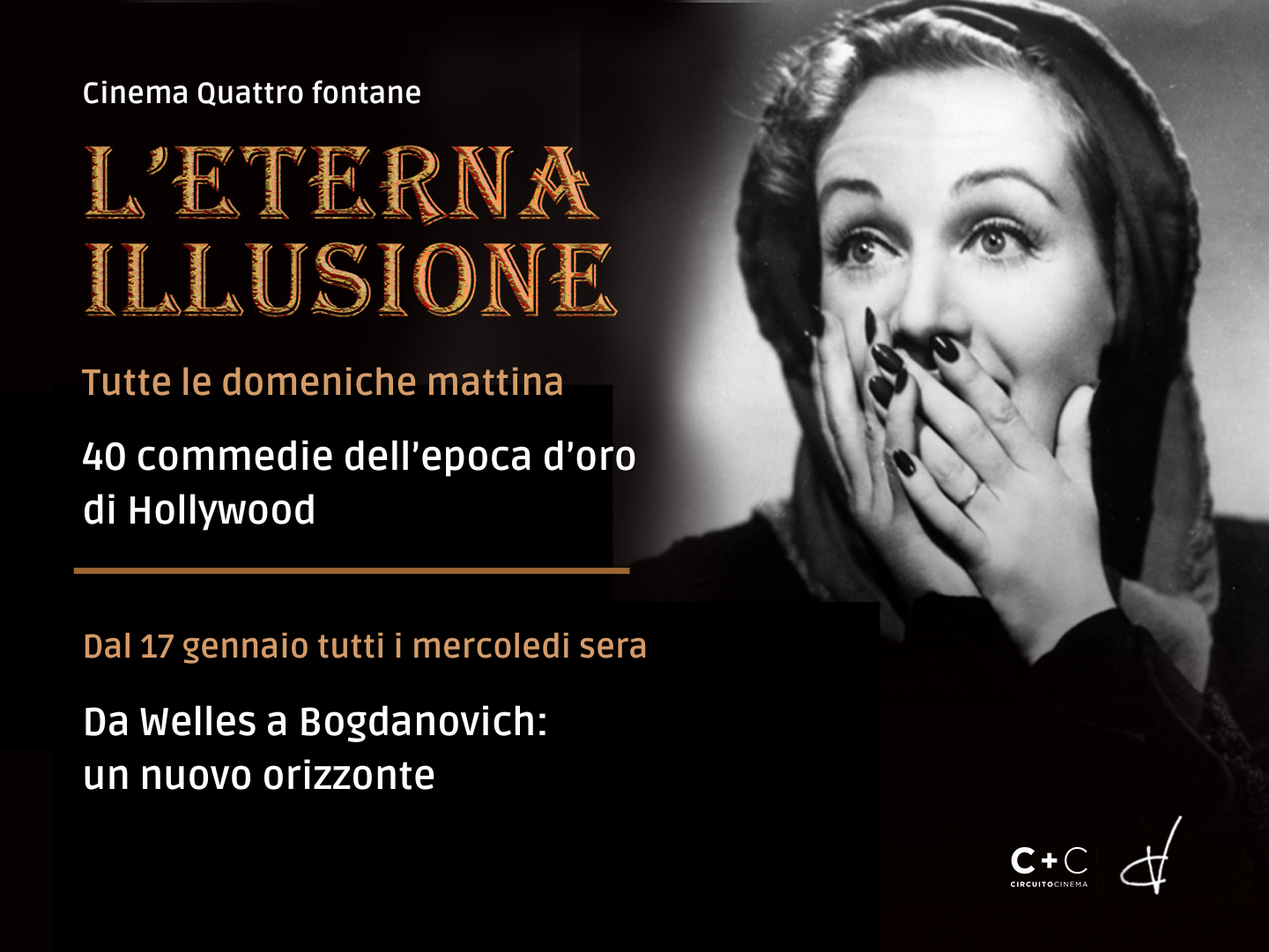 poster rassegna l'eterna illusione
