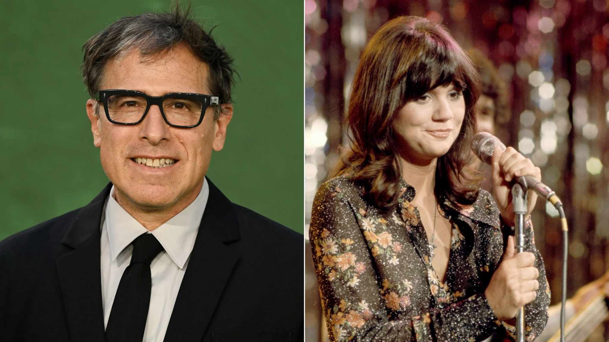collage immagini david o'russell e linda ronstadt
