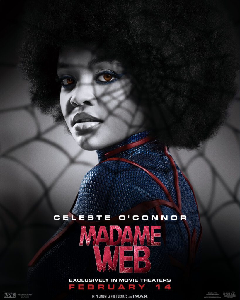 madame web - character poster