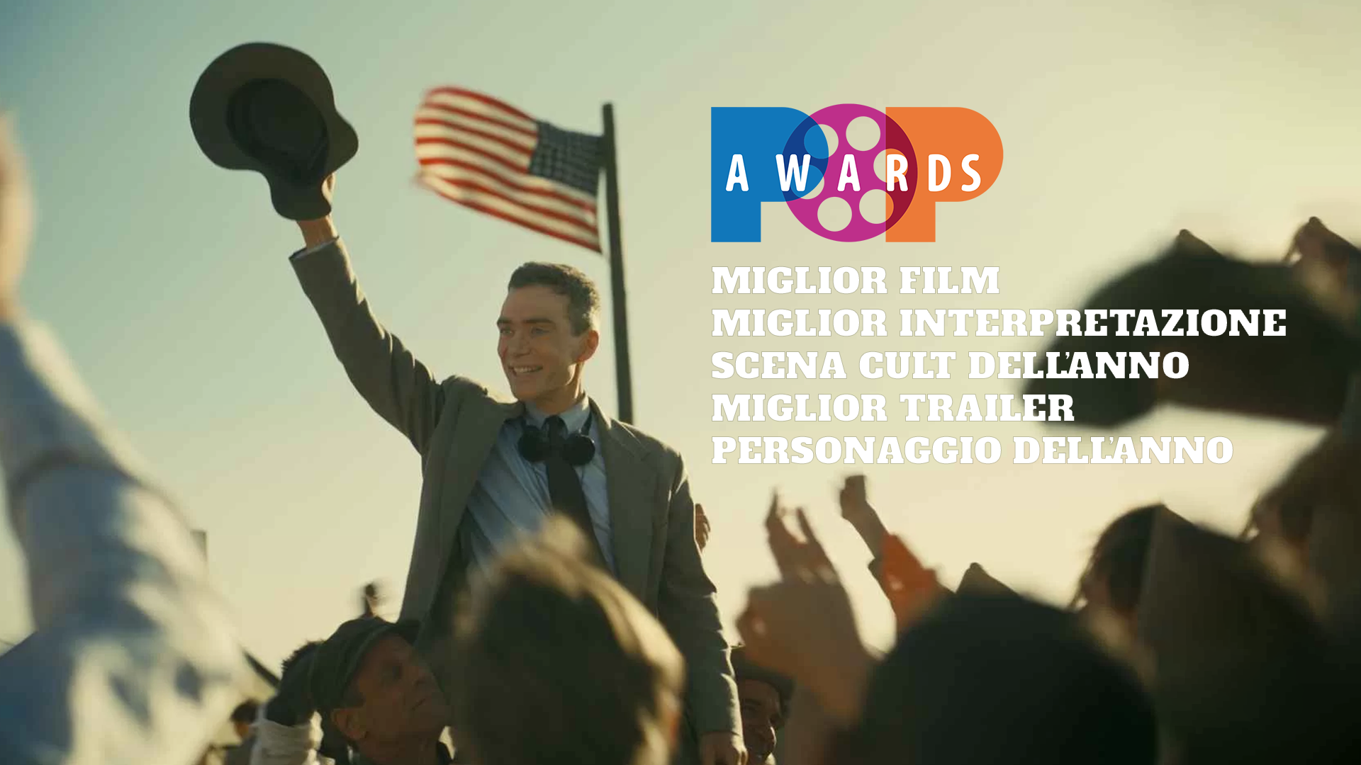 Oppenheimer trionfa ai Premi Online del Pubblico dei POP Awards