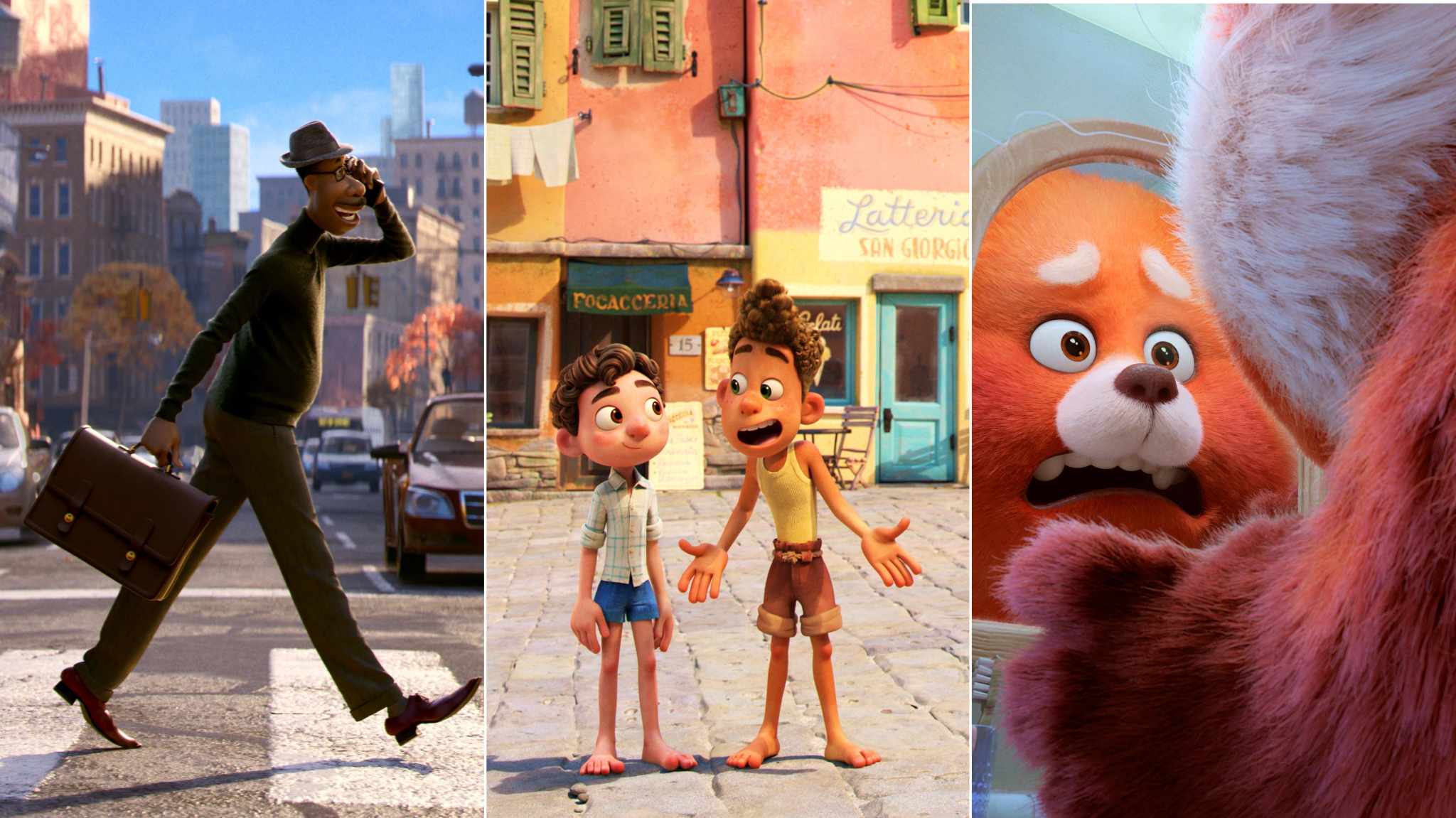 Red, Soul e Luca per la prima volta al cinema a marzo e aprile