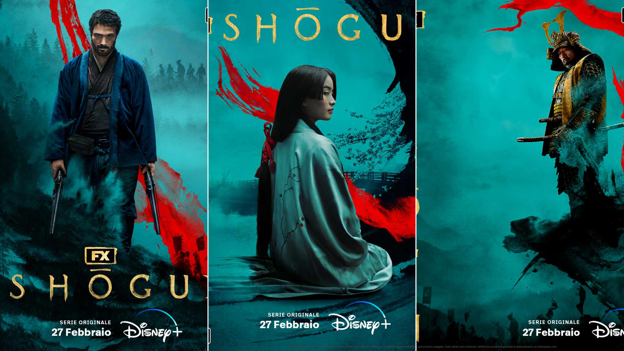 Shōgun: le nuove key art della serie FX in arrivo su Disney+