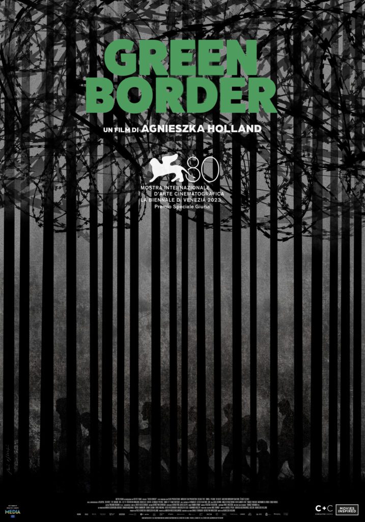 poster green border