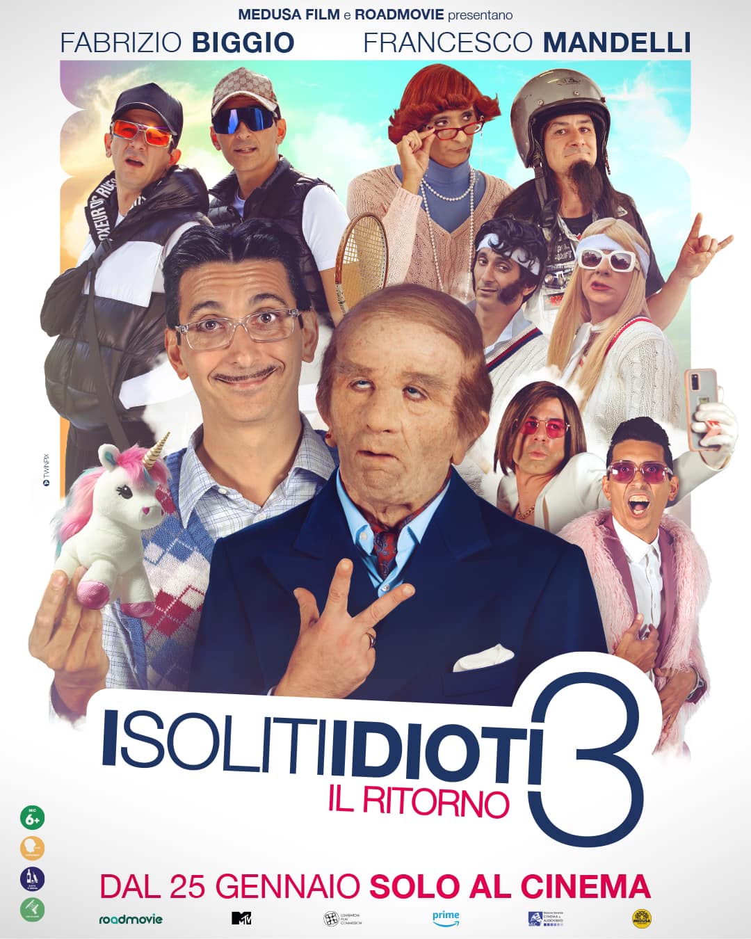 poster i soliti idioti 3 il ritorno
