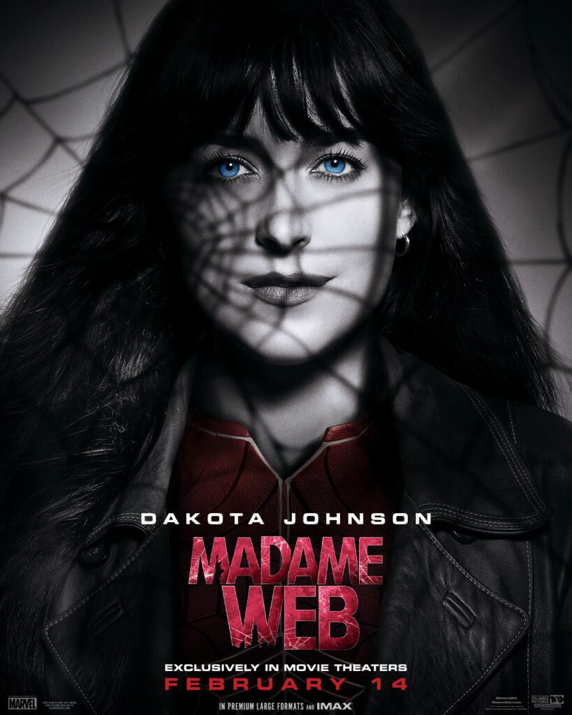 madame web - character poster