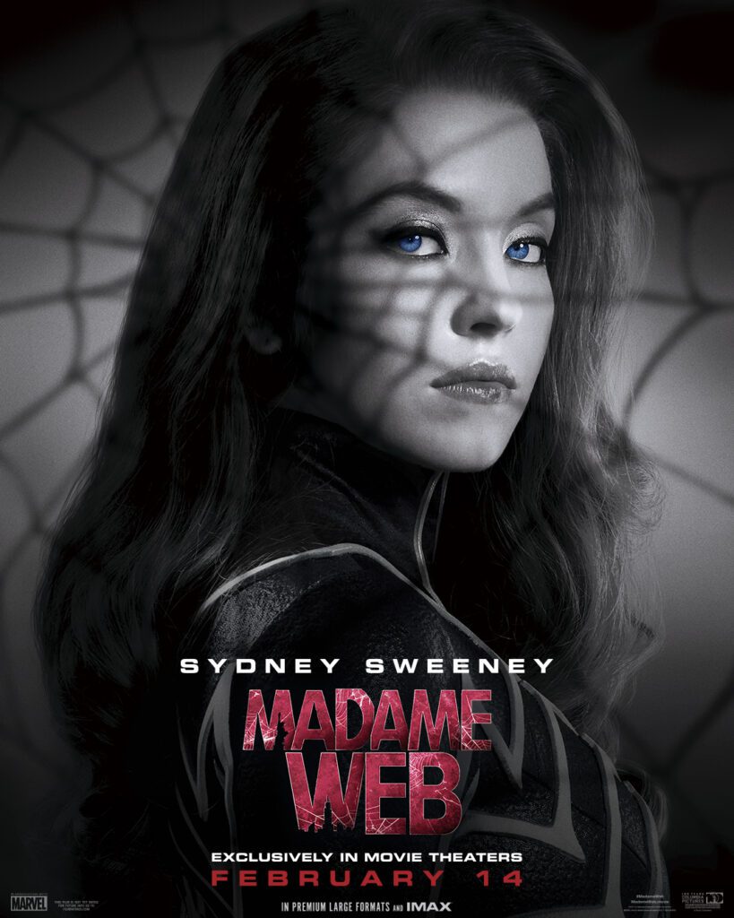 madame web - character poster