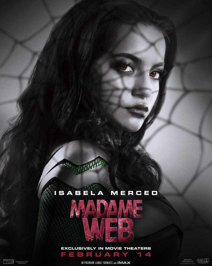 madame web - character poster