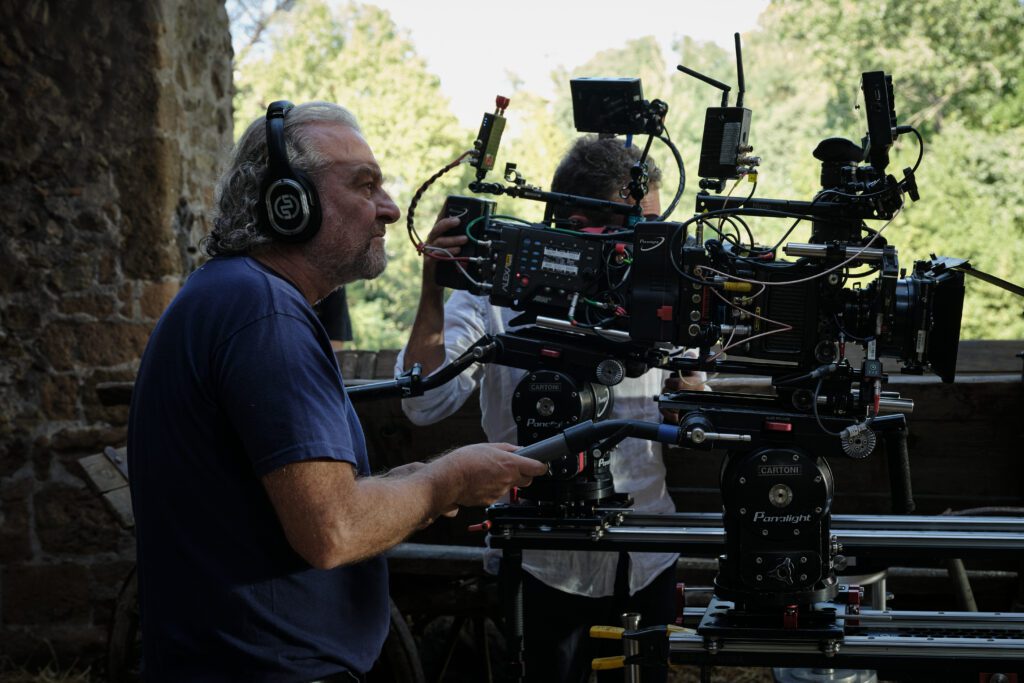 giovanni veronesi sul set di romeo è giulietta