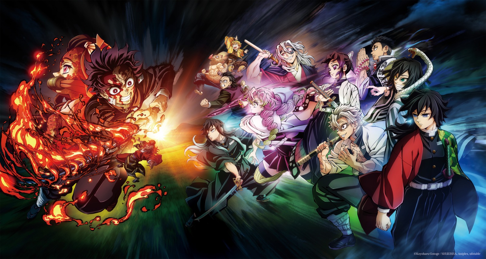 key art Demon Slayer: Kimetsu no Yaiba - Verso l’allenamento dei Pilastri