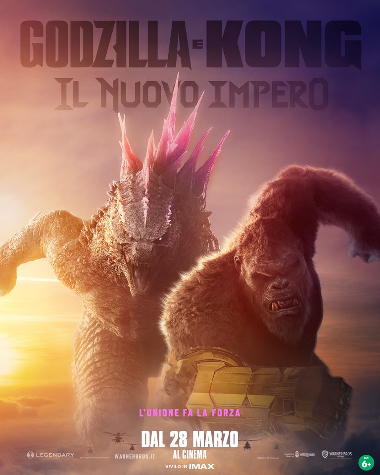 nuovo poster godzilla e kong il nuovo impero