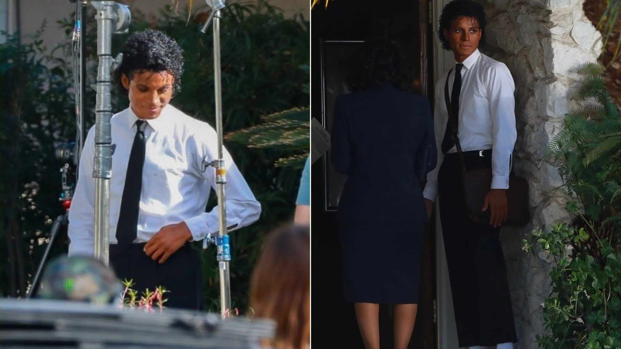 immagini set biopic michael