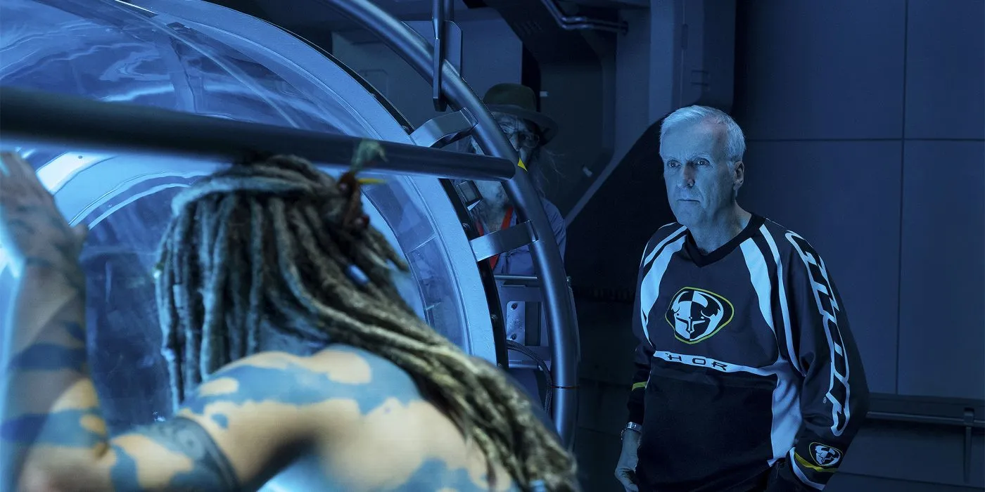 james cameron sul set di avatar
