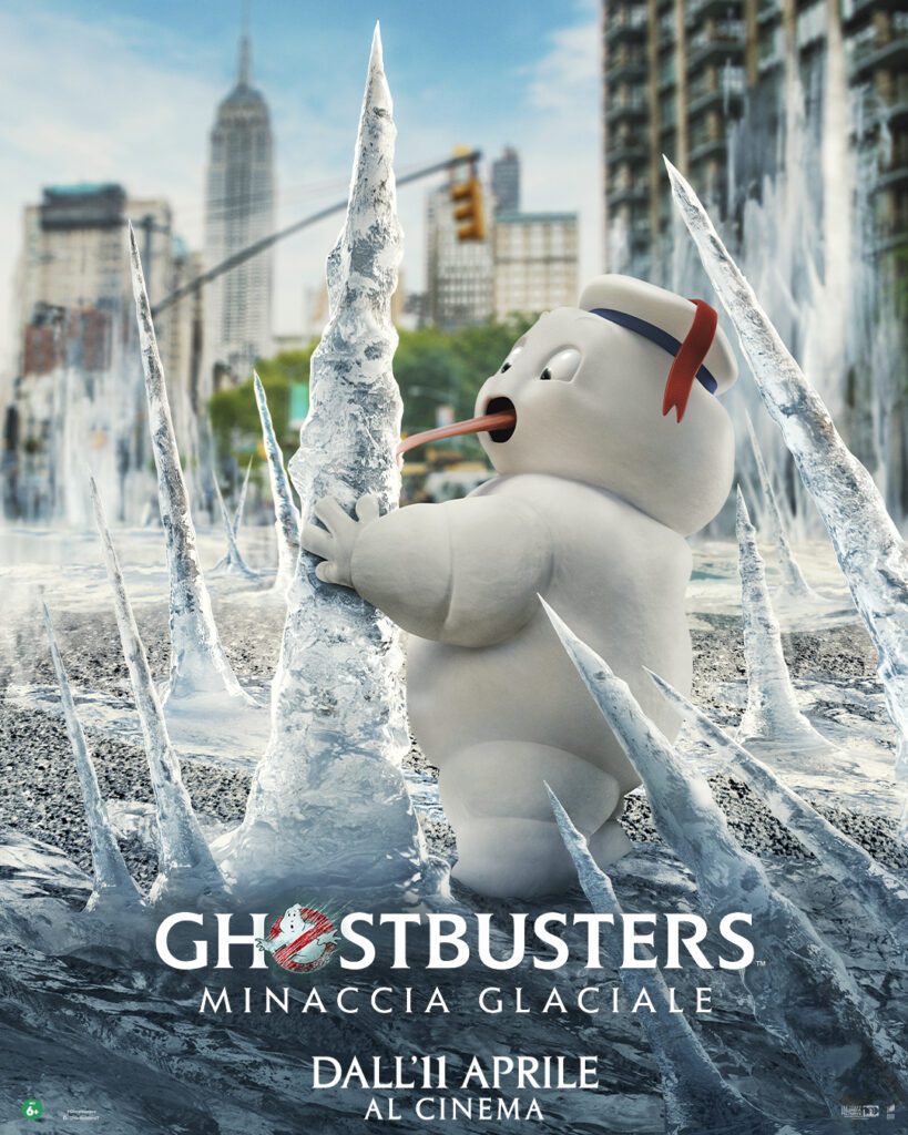 Ghosbusters minaccia glaciale poster