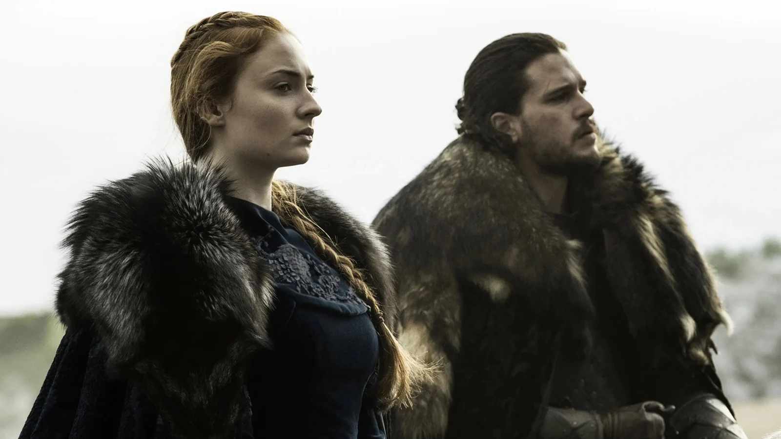 sophie turner e kit harington ne il trono di spade