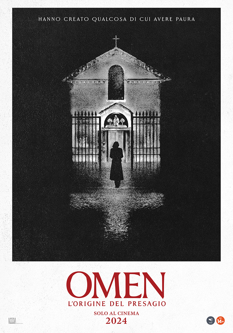 poster omen l'origine del presagio