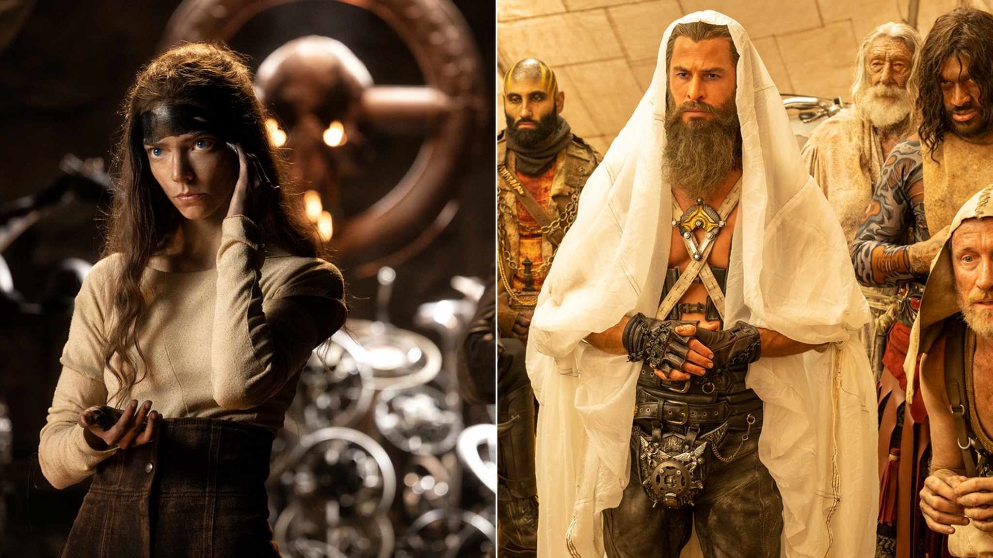 collage immagini furiosa a mad max saga