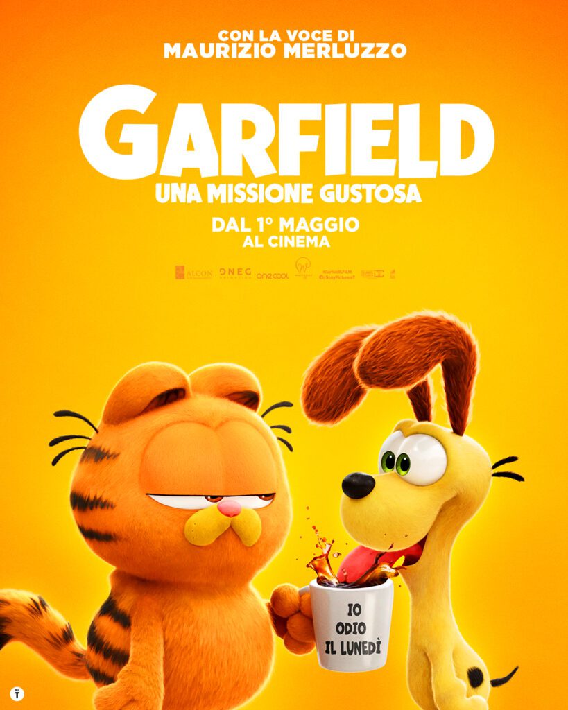 novo poster garfield una missione gustosa