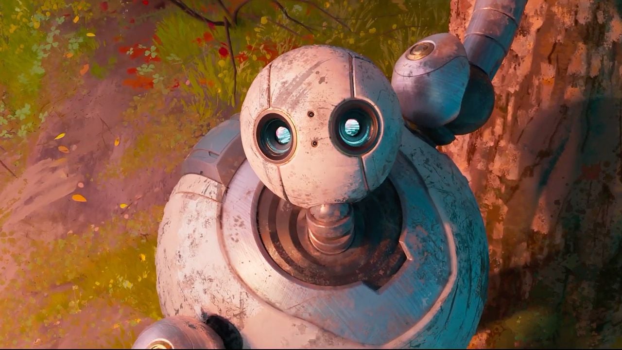 scena animazione il robot selvaggio