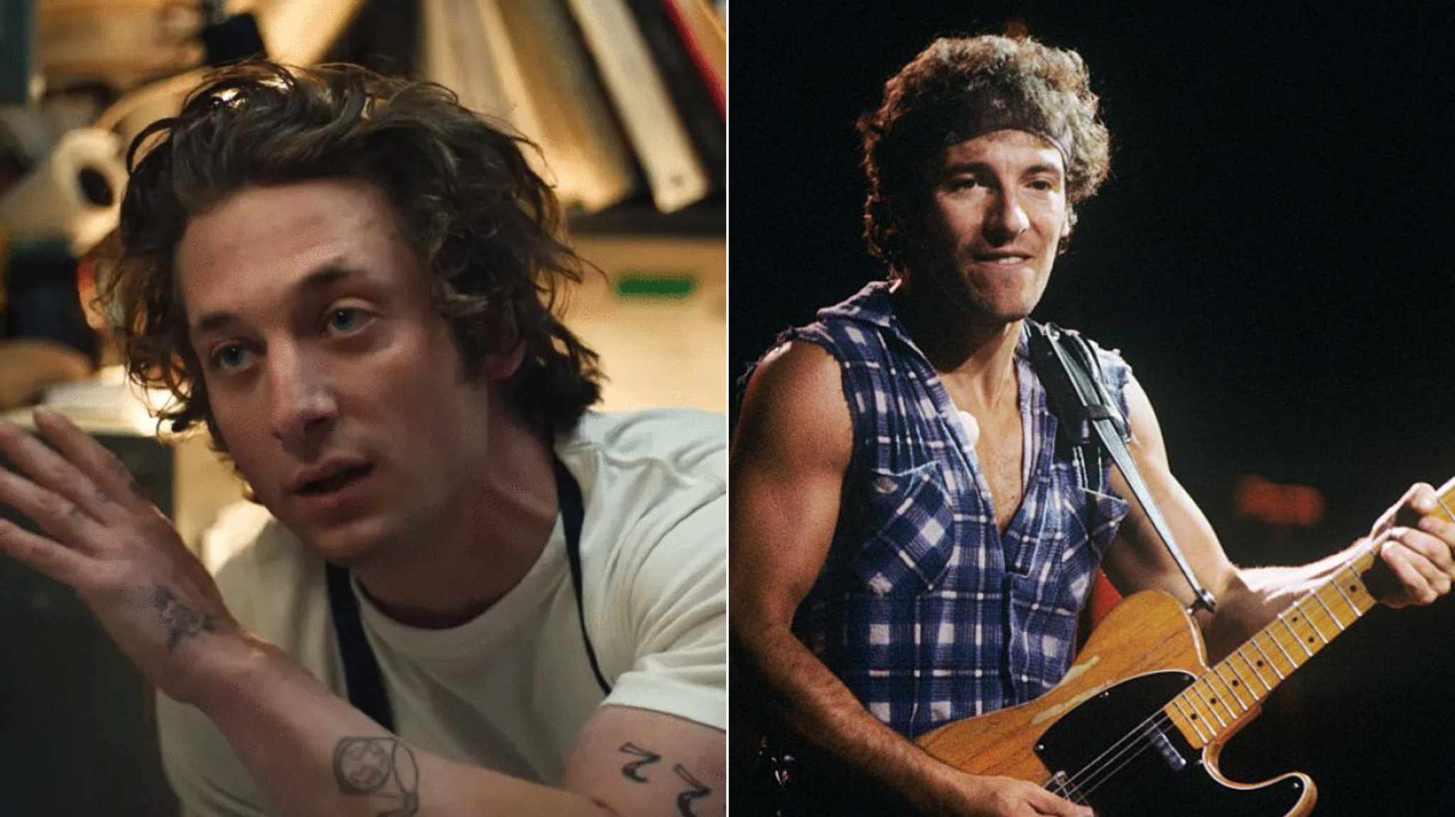 cover jeremy allen white e bruce springsteen