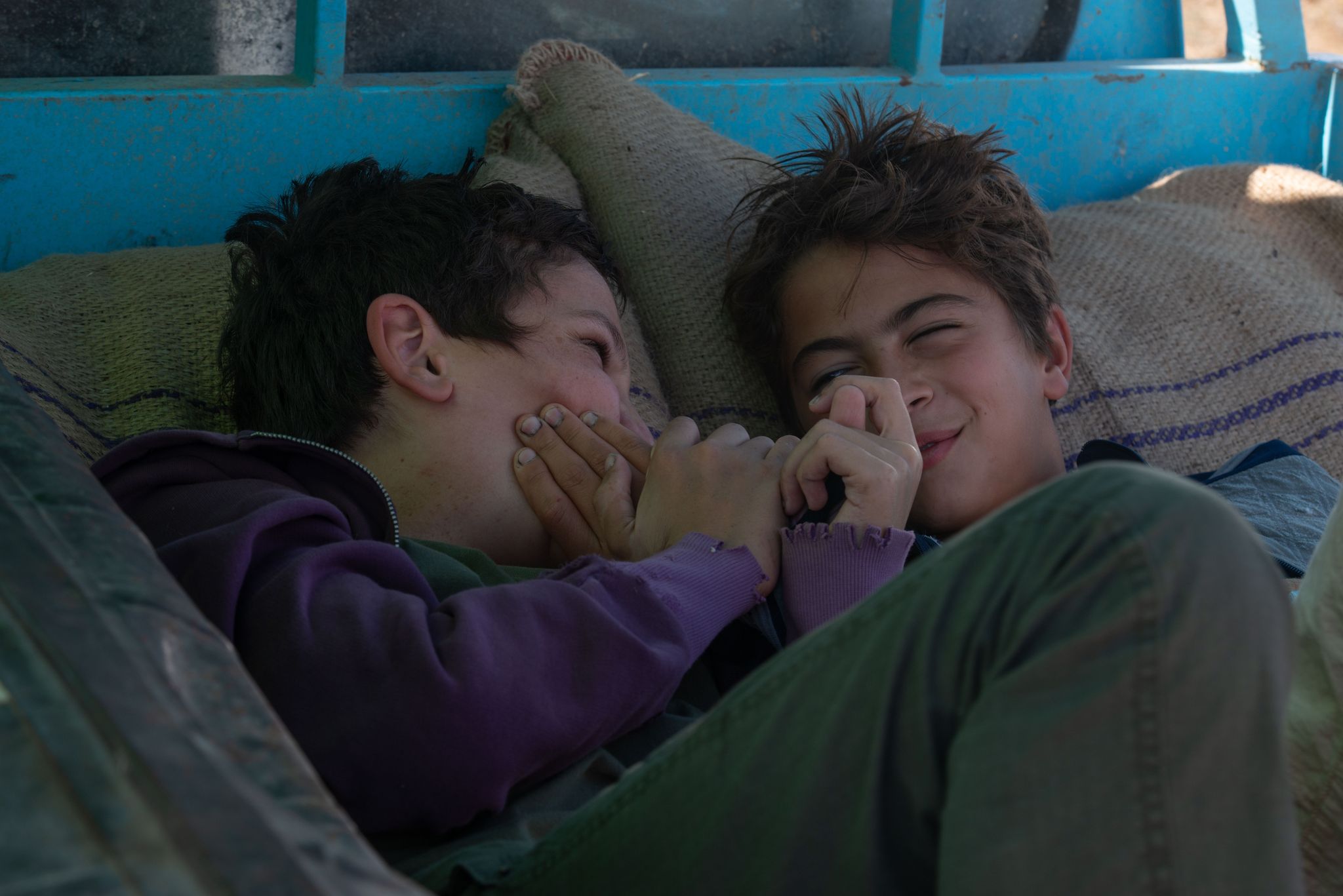 scena i bambini di gaza -