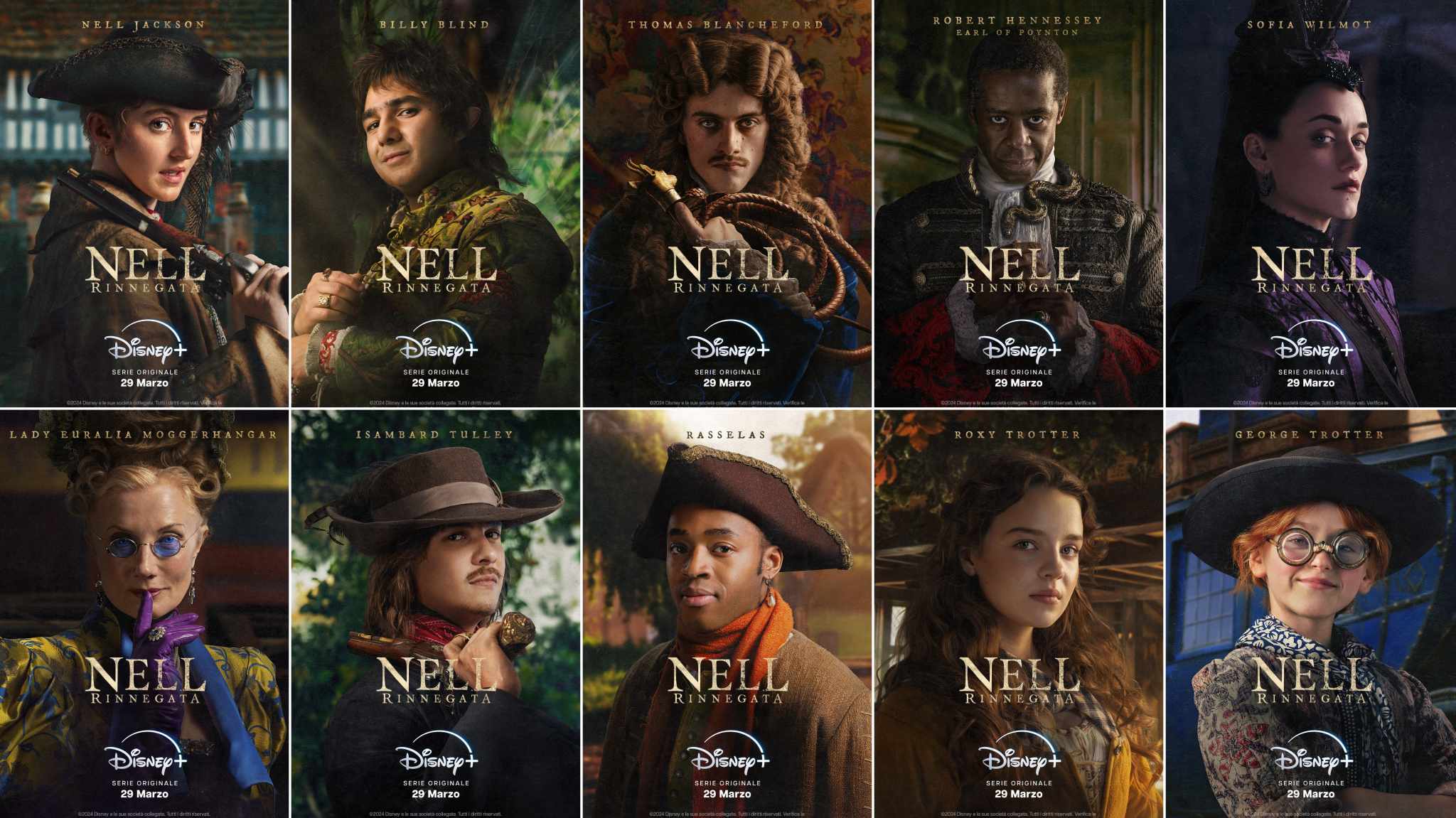 cover character poster serie nell rinnegata