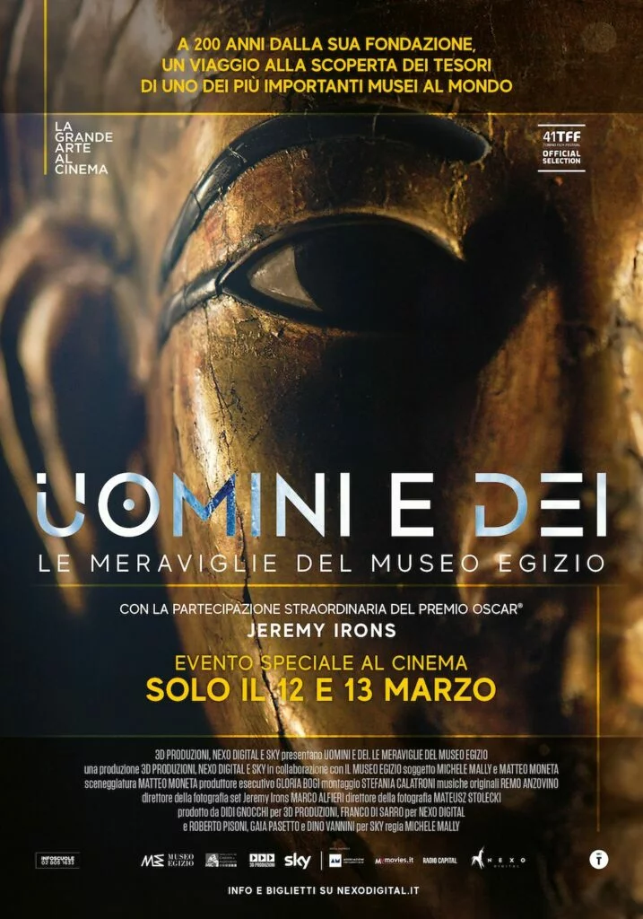 poster UOMINI E DEI. LE MERAVIGLIE DEL MUSEO EGIZIO