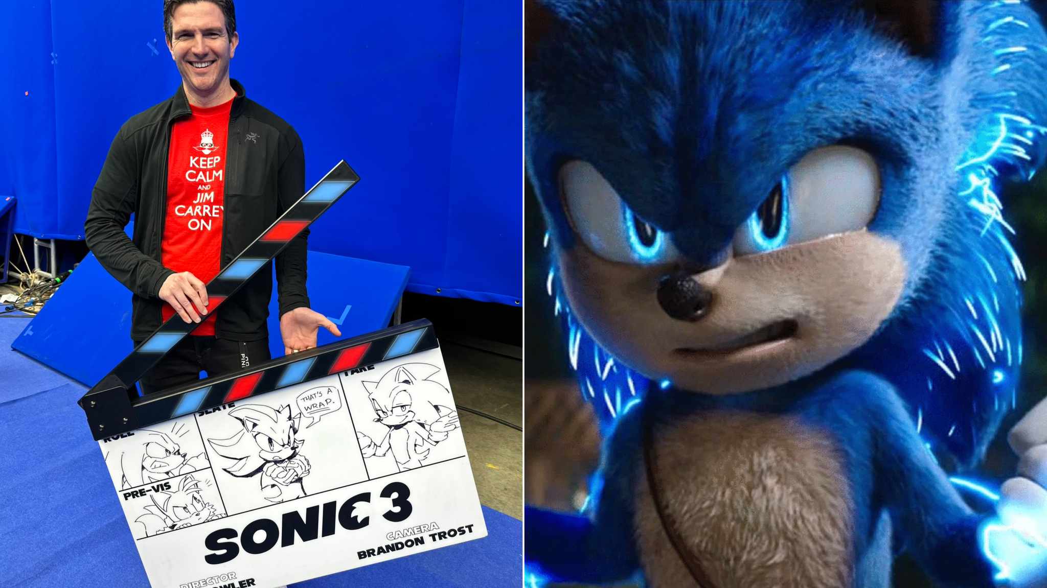 Sonic 3: il regista Jeff Fowler annuncia la conclusione delle riprese