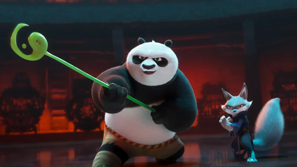 scena kung fu panda 4