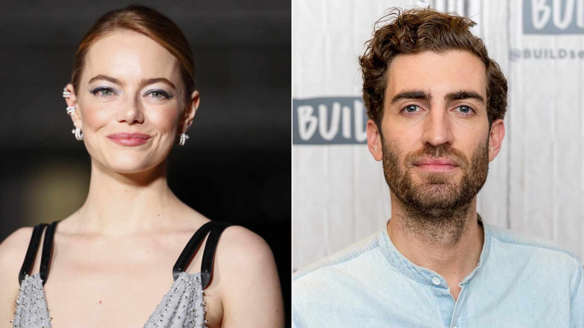 collage immagini Emma Stone e Dave McCary