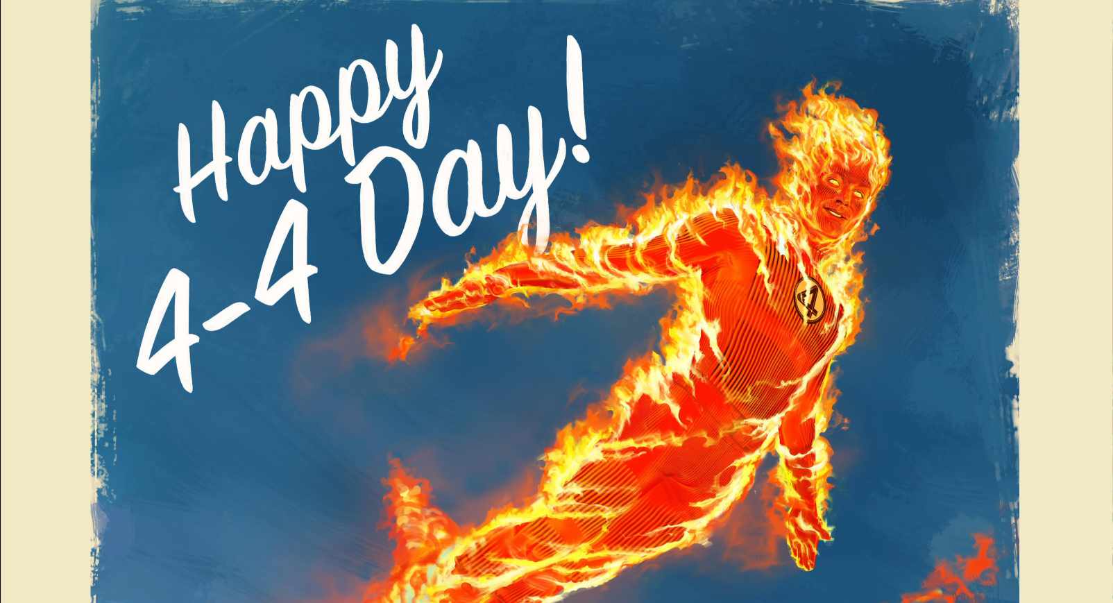 I Fantastici 4: il nuovo poster celebra il 4 aprile e offre un primo sguardo di Johnny Storm