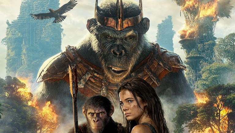 cover nuovo poster italiano de il regno del pianeta delle scimmie