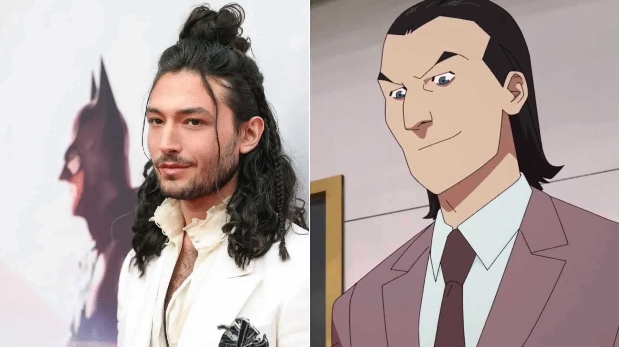 collage immagini ezra miller serie invincibile