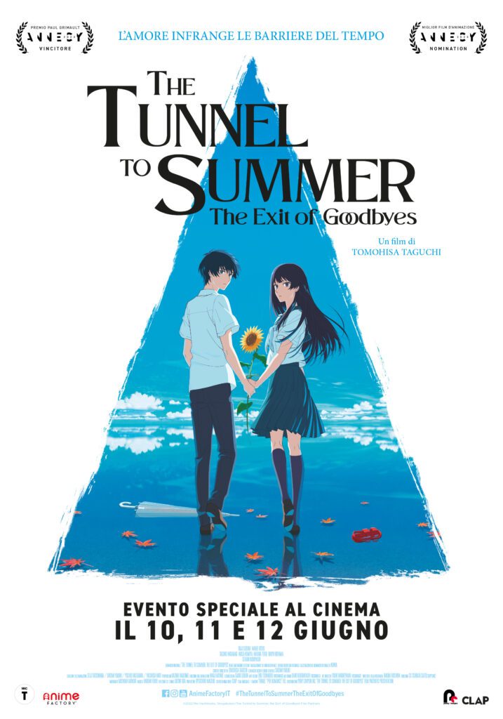 poster italiano The Tunnel to Summer, the Exit of Goodbyes