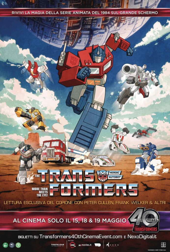 poster Transformers. 40th Anniversary Event