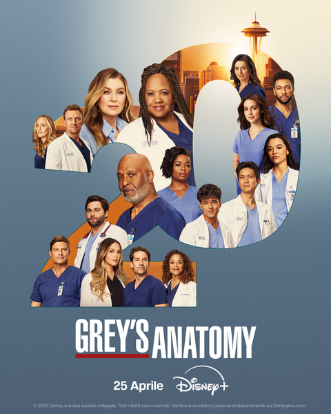 poster grey's anatomy stagione 20