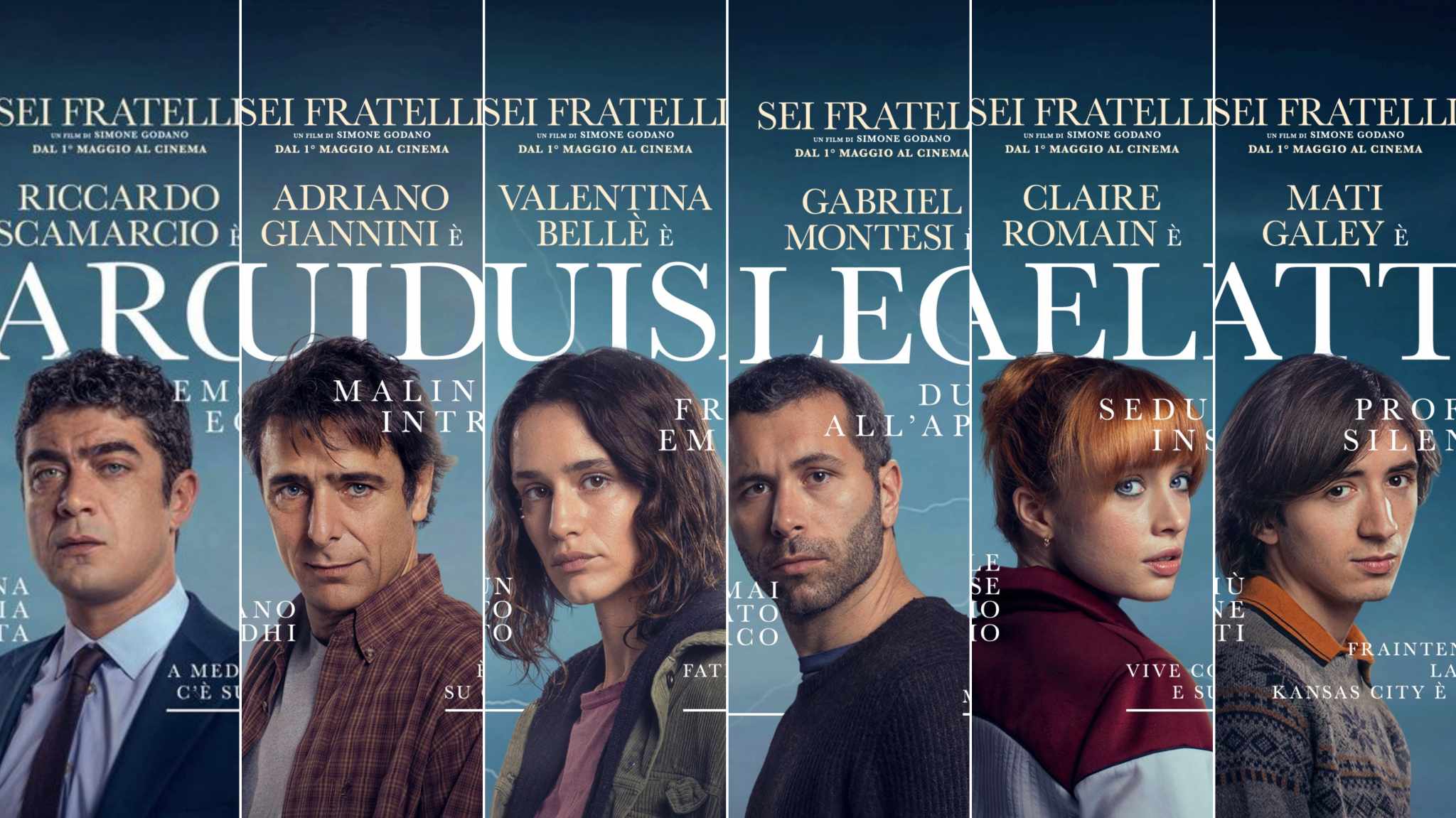 copertina character poster sei fratelli