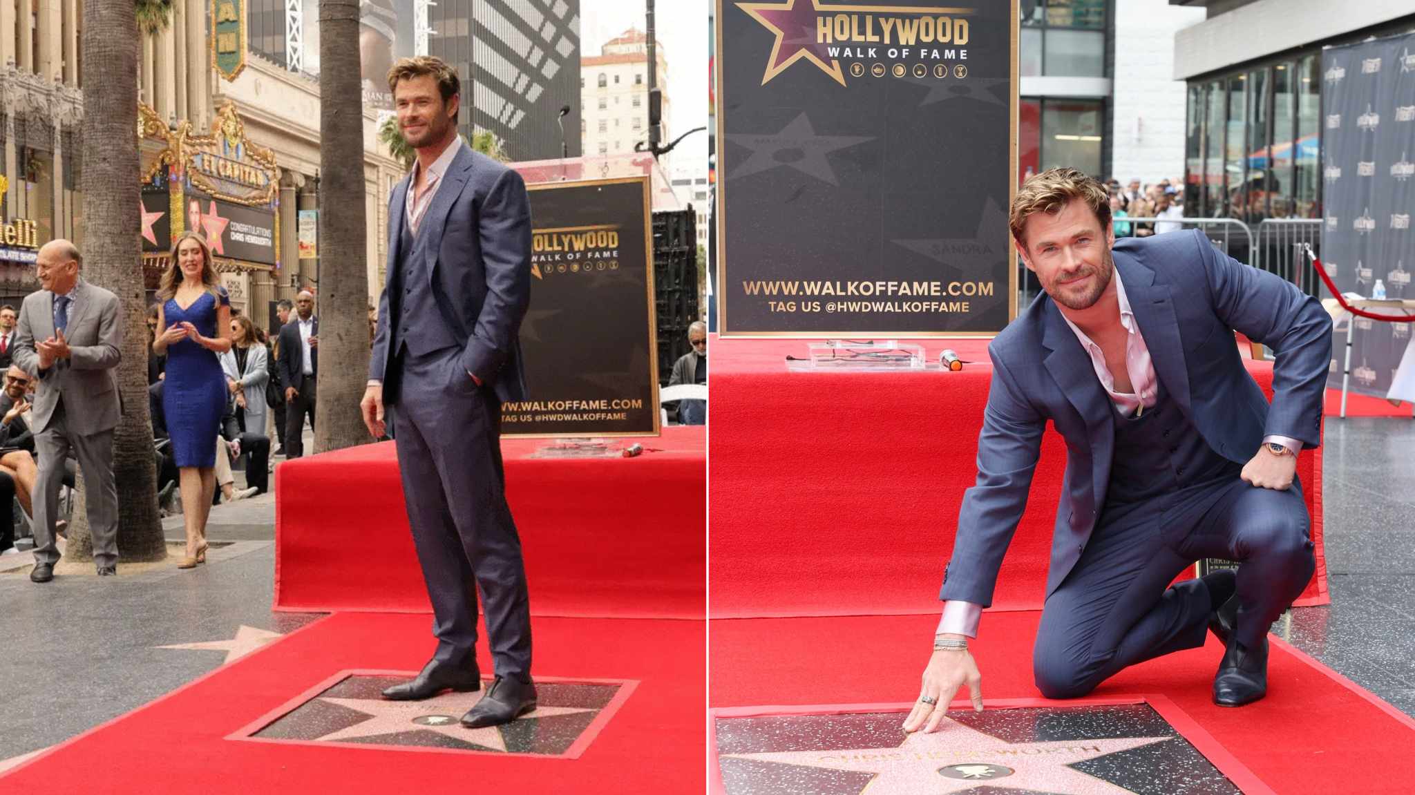 chris hemsworth hollywood walk of fame